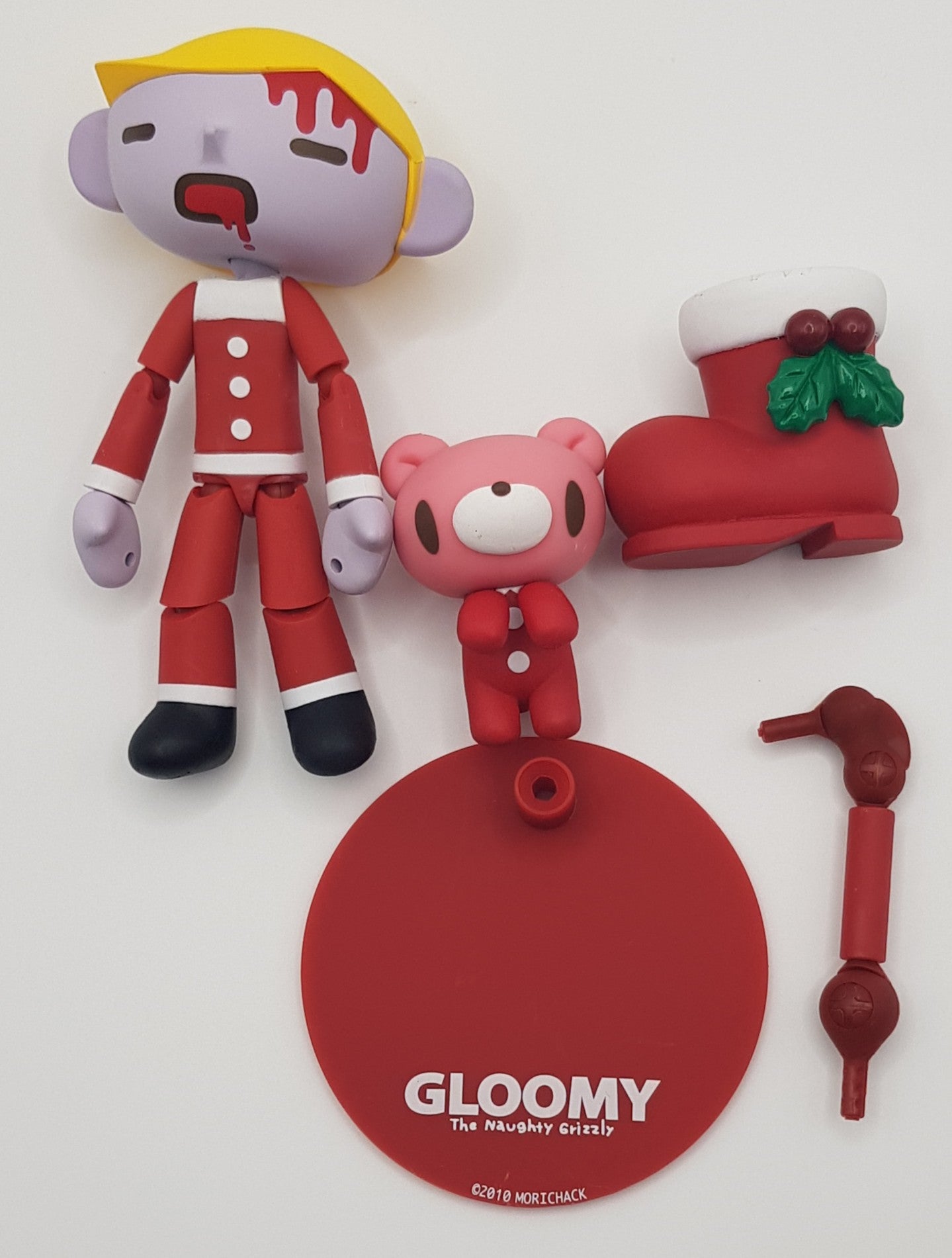Gloomy Bear & Pitty FIgur - Gloomy Bear - Xmas Ver. - Revoltech - Kaiyodo - Taito