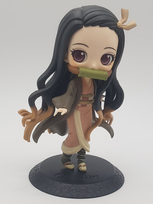 Nezuko Kamado Figur - Demon Slayer: Kimetsu no Yaiba - Q-Posket Ver. B (Sepia) - Banpresto