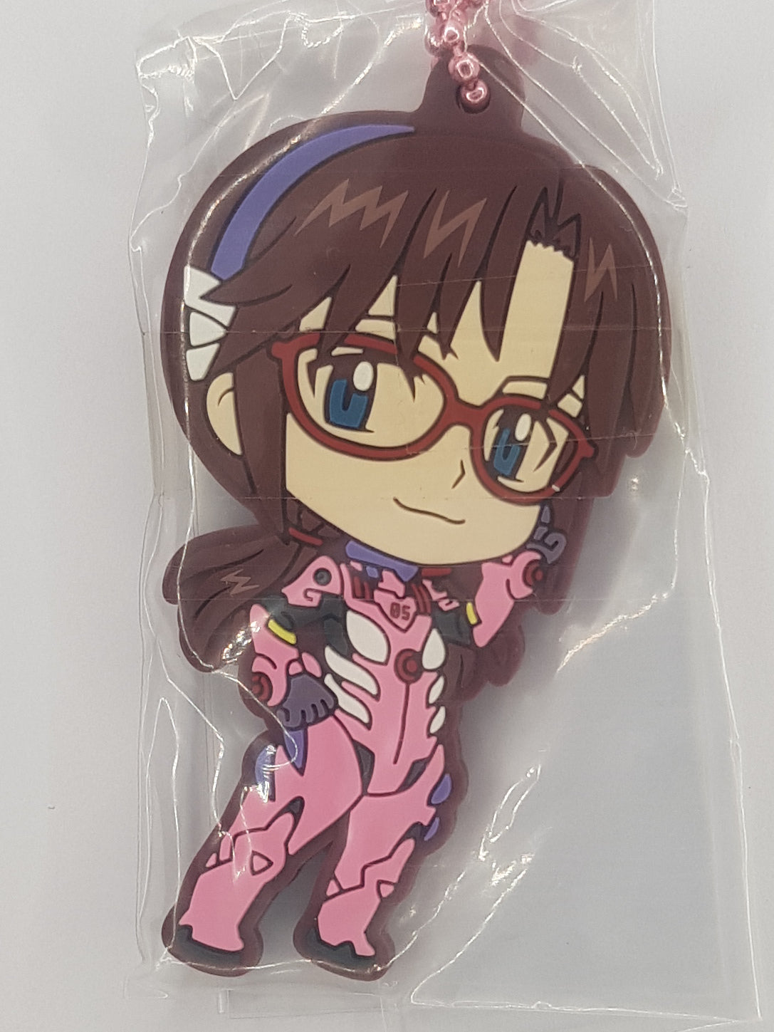 Mari Makinami Illustrious Anhänger - Neon Genesis Evangelion - Rubber Mascot - Gashapon Kuji - Bandai