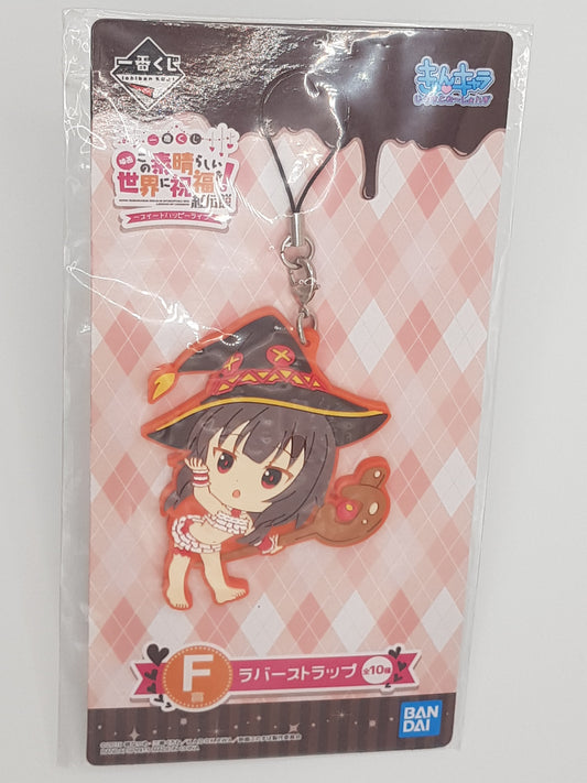 Megumin Anhänger - KonoSuba - Ichiban Kuji Lotterie - Rubber Strap - Kyun-Chara Illustrations - Bandai