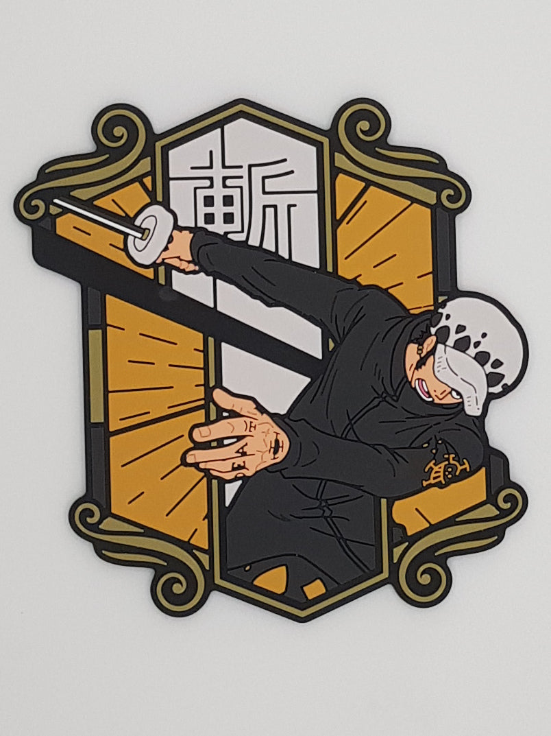 Trafalgar D. Water Law Untersetzer - One Piece - Ichiban Kuji Lotterie Rubber Coaster - Banpresto