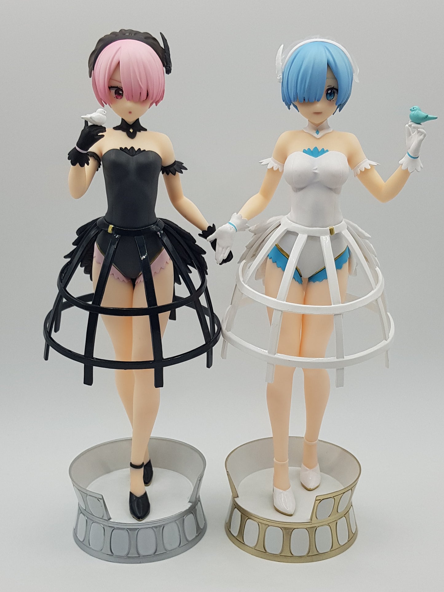 Rem & Ram Figuren (Set) - Re:Zero - Exceed Creative Figure - Cage Dress Ver. - FuRyu
