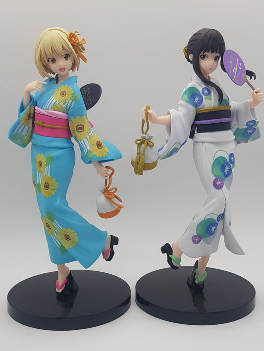 Chisato Nishikigi & Takina Inoue Figuren Set - Lycoris Recoil - Festival in Yukata Ver. - Luminasta - SEGA
