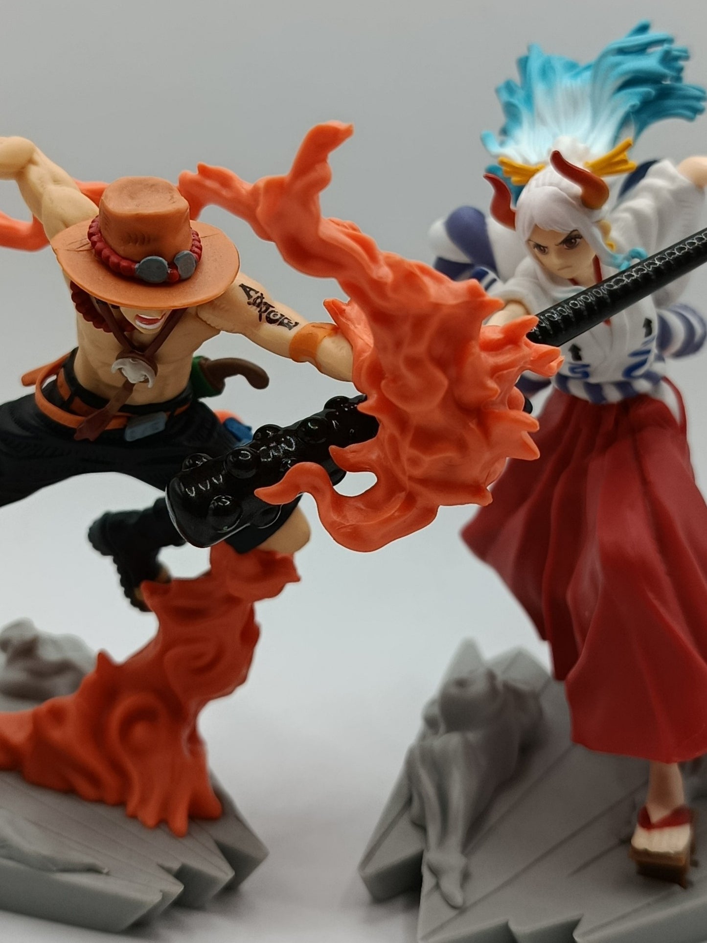 Portgas D. Ace & Yamato Figuren Set - One Piece - Senkou Zekkei - Banpresto