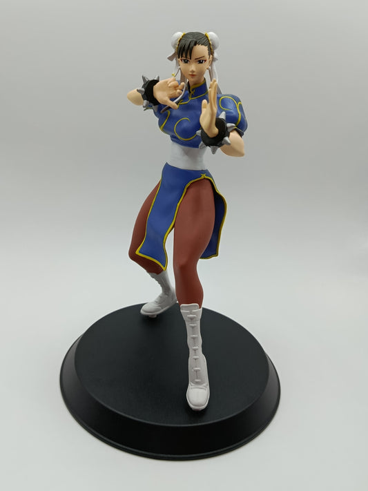 Chun-Li Figur - Street FIghter - All Capcom Vs All SNK - DX Figure - Blue Ver. - Banpresto