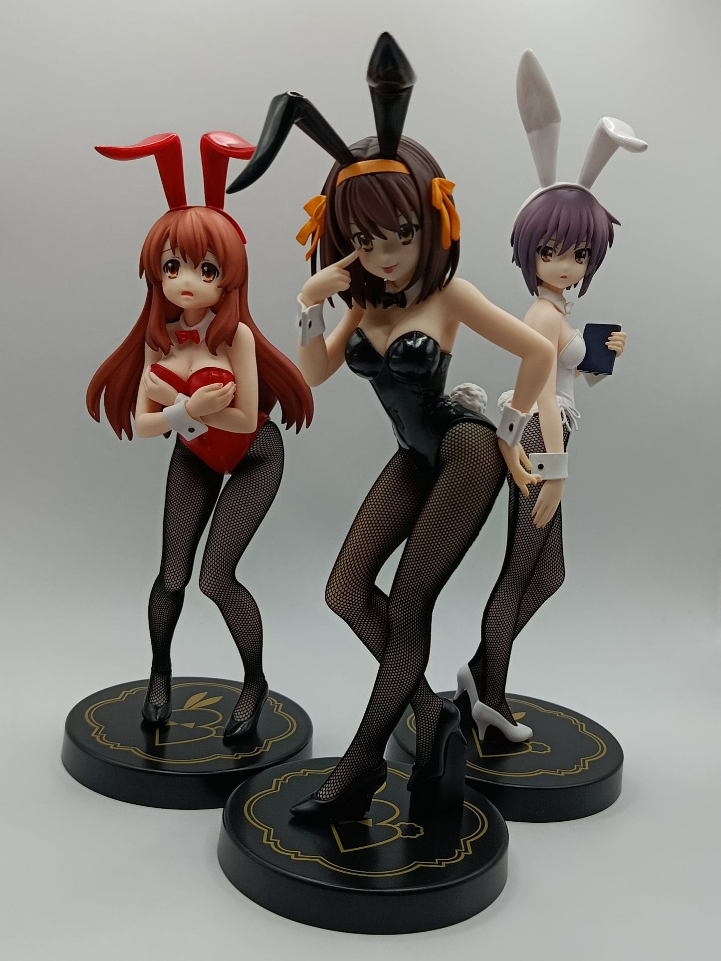 Mikuru Asahina, Haruhi Suzumiya & Yuki Nagato Figuren Set - The Melancholy of Haruhi Suzumiya - BiCute Bunnies - FuRyu