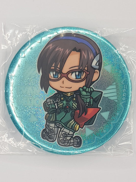 Mari Makinami Illustrious Button - Neon Genesis Evangelion - Badge - Gashapon Kuji - Bandai