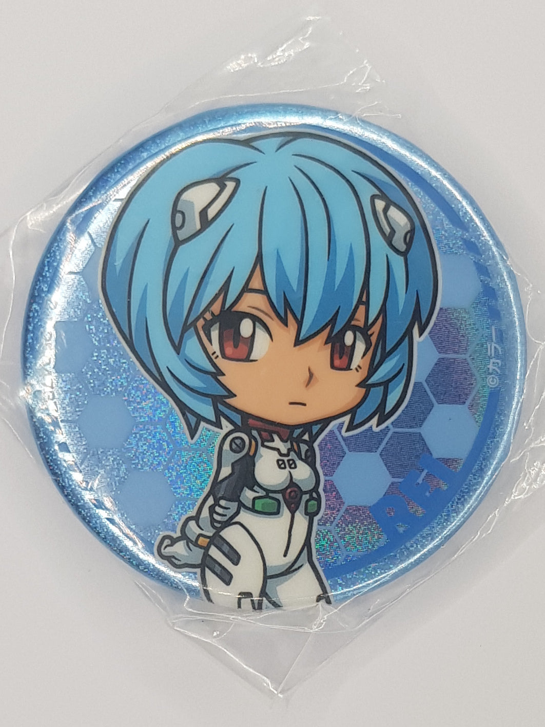 Rei Ayanami Button - Neon Genesis Evangelion - Badge - Gashapon Kuji - Bandai