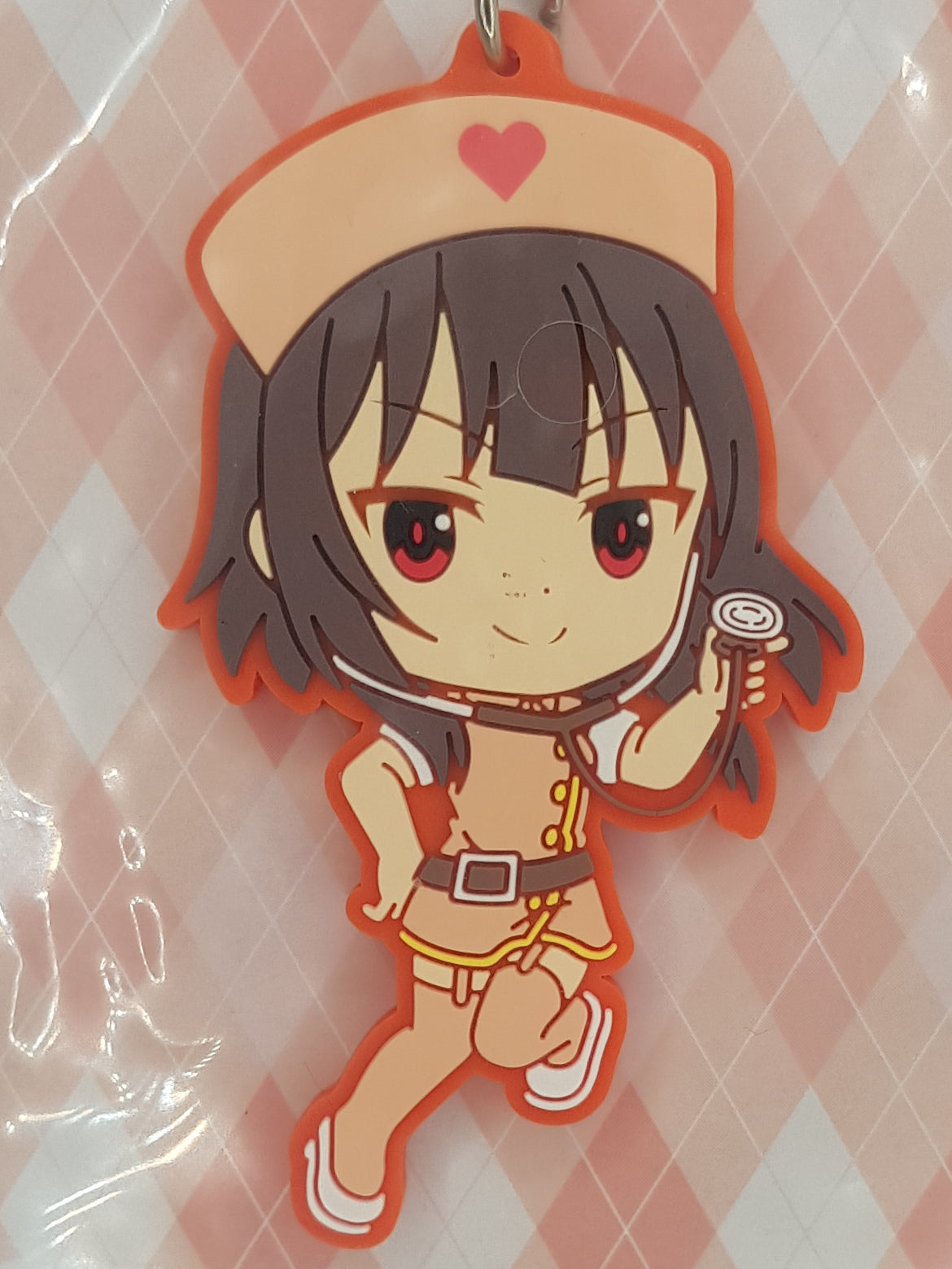 Megumin Anhänger - KonoSuba - Ichiban Kuji Lotterie - Rubber Strap - Kyun-Chara Illustrations - Bandai