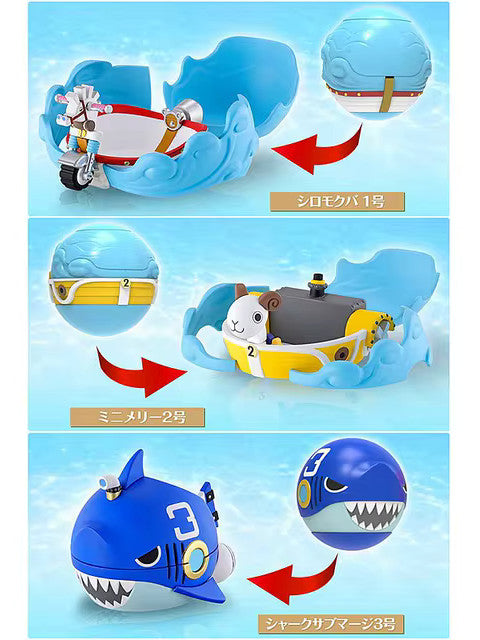 One Piece - Gachapon Capsule Figures - Soldier Dock System Vol. 1